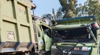 Kecelakaan di Langkat Sumut, Dua Truk Terlibat Tabrakan