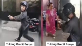 Viral Debt Collector Tagih Utang Pakai Cara Kocak, Emak-emak Auto Bayar Bak 'Nyawer'