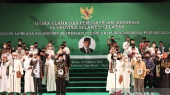 Ijtima Ulama dan Pemuda Islam Indonesia Sulawesi Selatan Deklarasi Dukung Sandiaga Uno Calon Presiden 2024