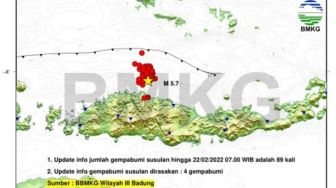 BMKG: 187 Gempa Susulan Guncang Manggarai Flores
