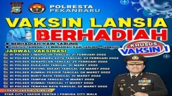 Dapat Sembako dan Kain Sarung, Ayo Buruan Vaksin di 10 Polsek Ini