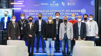 Bangun Ekosistem, Bank BJB, Amazon Web Service (AWS), dan DCI  Ciptakan Digital Enablement