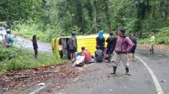 Rem Blong Diduga Jadi Sebab Kecelakaan Minibus 14 Mahasiswa Asal Jakarta di Banyuwangi, Mayoritas Korban Patah Tulang