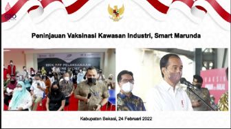 Berikan Prioritas Vaksin Booster Bagi Pekerja Industri, Jokowi: Produksi dan Ekspor Harus Jalan Terus