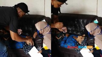 Diduga Kelelahan, Seorang Nenek di Ciamis Tiba-tiba Jatuh Pingsan saat Antre Pembagian BPNT