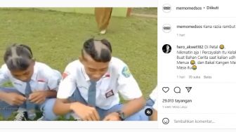 Viral Sejumlah Siswa Kena Razia Cukur Rambut, Guru Bikin Gambar Kapal hingga Simbol Naruto