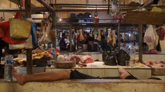 Pedagang Daging Sapi di Pasar Kranji Bekasi Mogok Jualan Selama Lima Hari, Ini Alasannya