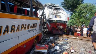 BAP Kecelakaan KA Dhoho Versus Bus Harapan Jaya Diserahkan ke Kejaksaan