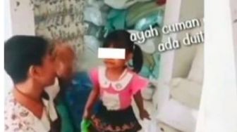 Viral Bocah Perempuan Kesal Ayahnya Tak Kunjung Kaya dan Suka Kasbon, Bikin Netizen Sedih