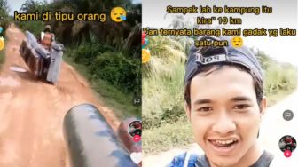 Bikin Nyesek! Jalan Kaki 10 Kilometer, Penjual Kasur Keliling Ini Malah Kena Prank