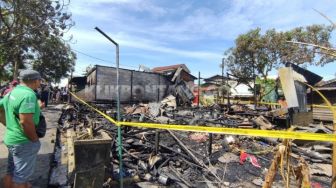 Nestapa Edy Ayah 6 Anak di Lok Tuan yang Jadi Korban Kebakaran, Cuma Bawa Baju di Badan dan Berkas di Tas Selempang