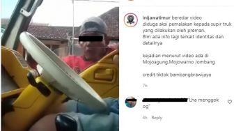 Viral Sopir Truk Diduga Dipalak oleh Preman di Jombang