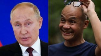 Kocak! Penuhi Janji, Warganet Sebut Kepala Gundul Ganjar Pranowo Mirip dengan Vladimir Putin