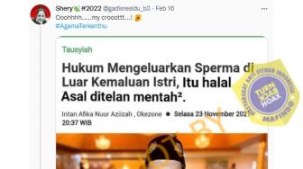 CEK FAKTA: Hukum Mengeluarkan Sperma Di Luar Kemaluan Disebut Halal Asal Ditelan Istri, Benarkah?