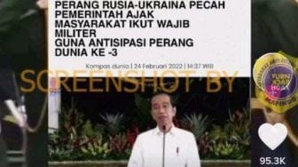 CEK FAKTA: Pemerintah Ajak Masyarakat Ikut Wajib Militer untuk Antisipasi Perang Dunia Ketiga, Benarkah?