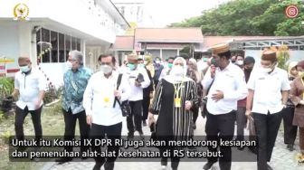Kunker ke Gorontalo, Komisi IX Support Alkes di RS Hasri Ainun Habibie