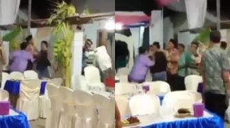 Sakit Hati Ditinggal Nikah, Pria Ini Ngamuk di Pernikahan Kekasih