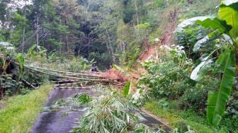 Diguyur Hujan Deras Disertai Angin Kencang, 2 Wilayah di Wonosobo Diterjang Tanah Longsor