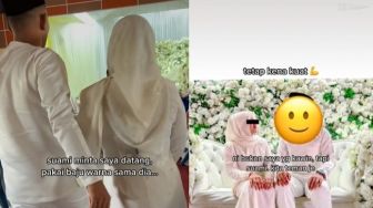 Nyesek! Wanita Curhat Hadiri Pernikahan Kedua Suaminya dan Nurut Saat Diminta Kembaran dengan Mempelai: Doakan Saya Kuat