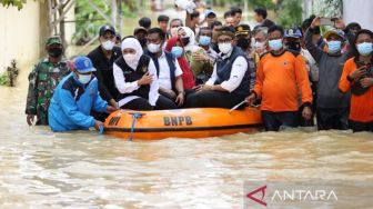 Gubernur Khofifah Pastikan Banjir Pamekasan Cepat Tertangani