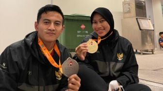 Harumkan Nama Indonesia, Pesilat Bekasi Raih Emas Kejuaraan Internasional di Singapura