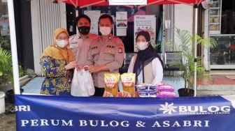 Asabri Cabang Serang Gandeng Bulog Gelar Bazar Sembako