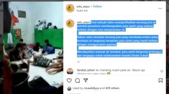 Viral, Aksi Pria Bangunkan Para Santri dengan Cara Disiram Pakai Air Geger di Medsos, Warganet Singgung Ini