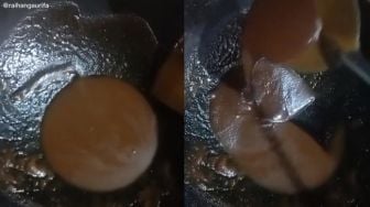 Waspada! Viral Diduga Minyak Goreng Curah Oplosan, Bau Lilin dan Lama-lama Beku bak Dodol