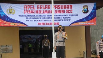 Kapolres Bojonegoro Pimpin Apel Ops. Keselamatan Semeru