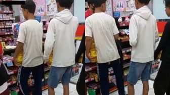 Viral Tiga Remaja Terekam Lagi Antre Beli Minyak Goreng di Minimarket, Warganet: Satu Keluarga Berasa Asing