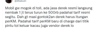 Ramai Curhatan Pemobil yang Kena Palak Oknum Petugas Derek Tol, Ditodong Bayar Rp 1 Juta sesudah Sampai Tujuan