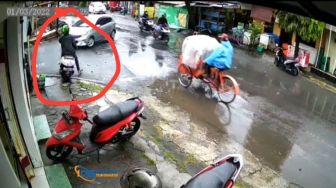 Geger! Viral Kasus Pencurian Sepeda Motor di Solo Terekam CCTV, Ini Lur Ciri-ciri Pelakunya
