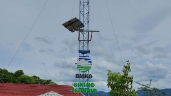 BMKG Mencatat Satu Sirine Tsunami di Bengkulu Rusak