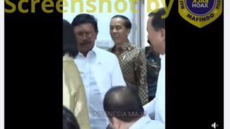 CEK FAKTA: Beredar Video Presiden Joko Widodo dan Sejumlah Menteri Kumpul Tanpa Masker, Benarkah?