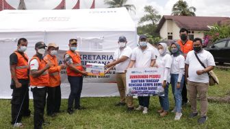 Jamkrindo Kembali Berikan Bantuan untuk Korban Gempa Sumbar