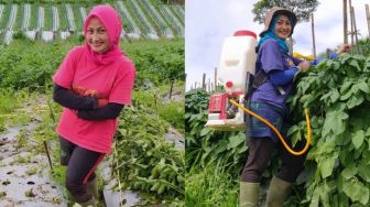 9 Potret Novi Listiana Pedangdut yang Nekat Pilih Jadi Petani, Inspiratif!