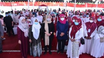 Bertemu Muslimat NU dan Santri di Sumenep, Puan Bicara Trilogi Ukhuwah