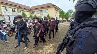 Bentrok Perguruan Silat di Purwokerto, 181 Orang Diamankan, 7 Diantaranya Positif Covid-19