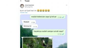 Viral! Kurir Bingung Enggan Antar Paket ke Depan Rumah Customer, Alasannya Karena Takut Hal ini