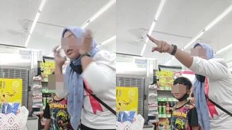 Viral Ibu-ibu Mengamuk di Minimarket Tak Terima Anaknya Dituduh Mencuri, Berujung Klarifikasi dan Minta Maaf