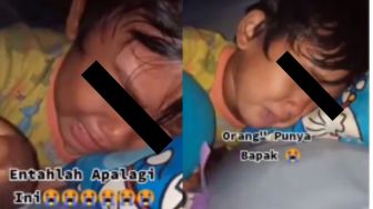 Videonya Bikin Nyesek, Diledek Karena Tak Punya Ayah, Anak ini Menangis Tersedu-sedu: Malu Enggak Punya Bapak