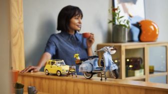 Vespa Klasik ala 1960-an Kini Hadir Kembali dalam Versi Lego