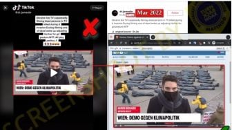 CEK FAKTA: Beredar Video Live TV Ukraina Merekam Orang Mati, Satu Mayat Bangun, Benarkah?