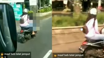 Viral Sejoli Terekam Naik Motor Berdua, Posisi Duduk Cowoknya Jadi Sorotan Publik: Long Duduk Relationship