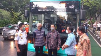Ini Rute 30 Bus Listrik TransJakarta yang Diluncurkan Anies  Baswedan