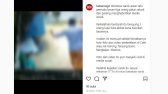 Viral Video Carok Berdarah Satu Lawan Tiga di Bangkalan Madura