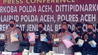 Penyelundupan 189 Kg Sabu Digagalkan di Aceh Utara, 2 Pelaku Ditangkap