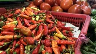 Naik Lagi, Harga Cabai Rawit Merah di Pasar Tomang Barat Semakin Pedas, Tembus Rp 100 Ribu per Kilo