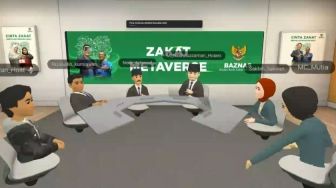 BAZNAS Luncurkan Konter Zakat Metaverse Jelang Ramadan 2022