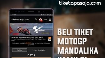 Tiket MotoGP 2022 Mandalika Berbagai Kategori di Tiketapasaja.com Terjual Habis